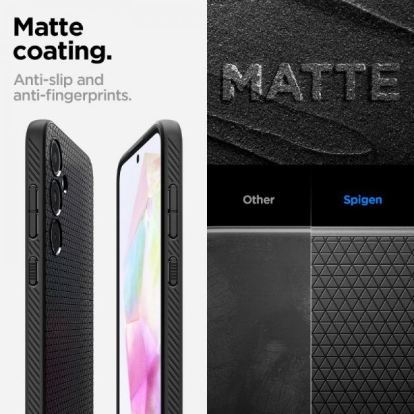 Etui SPIGEN LIQUID AIR do SAMSUNG GALAXY A35 5G MATTE BLACK