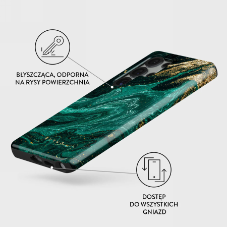 Burga Tough - obudowa ochronna do Samsung Galaxy S25 Ultra 5G (emerald pool)