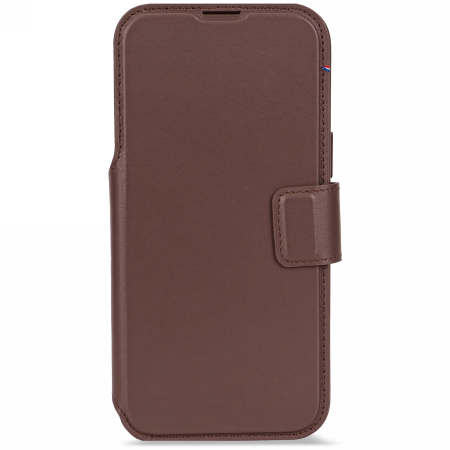 Decoded Leather Detachable Wallet - skórzana obudowa ochronna do iPhone 17 Pro kompatybilna z MagSafe (chocolat brown)