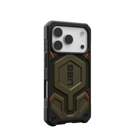 UAG Monarch Pro - etui do iPhone 17 Pro kompatybilne z MagSafe (kevlar element green)