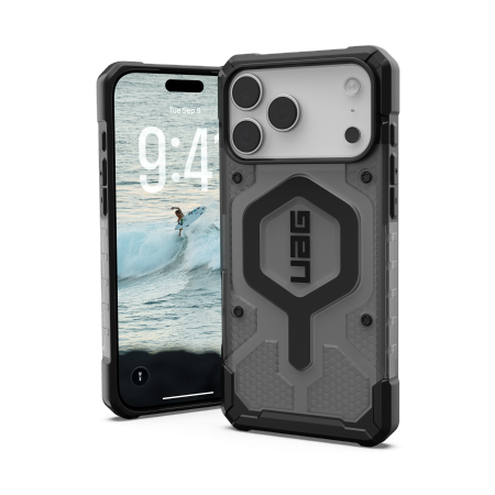 UAG Pathfinder Clear MagSafe - etui do iPhone 17 Pro Max kompatybilne z MagSafe (ash/black)