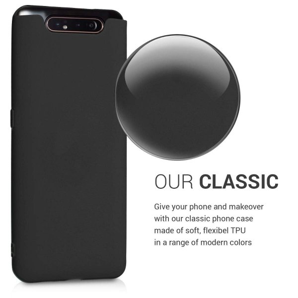 MyChoice Liquid Matte Soft Case Etui Cover Samsung Galaxy A80 czerwony