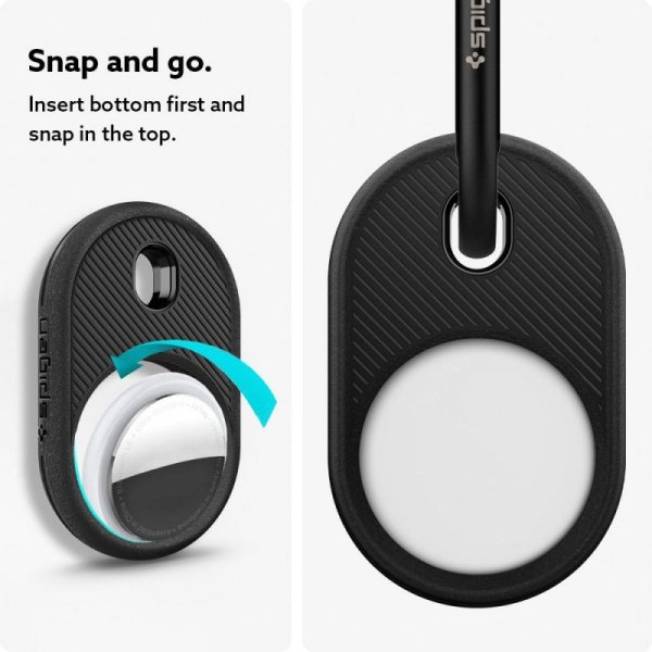 SPIGEN VAULT APPLE AIRTAG 1 / 2 MATTE BLACK