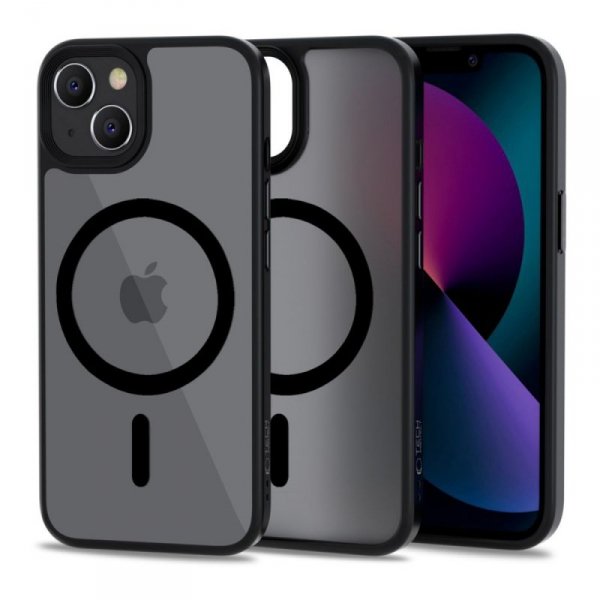 ETUI PLECKI CASE NAKŁADKA TECH-PROTECT  MAGMAT MAGSAFE IPHONE 13 MATTE BLACK