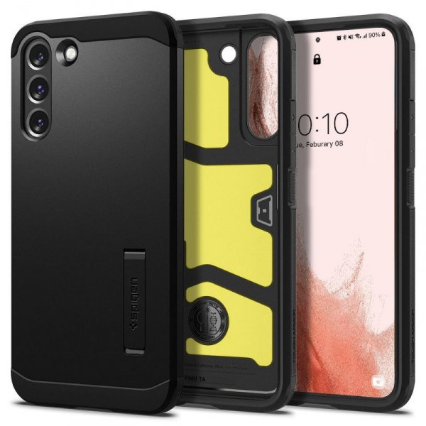 PANCERNE ETUI SPIGEN TOUGH ARMOR  GALAXY S22 BLACK
