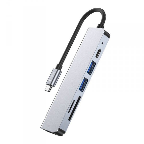 TECH-PROTECT V4-HUB ADAPTER 6IN1 GREY