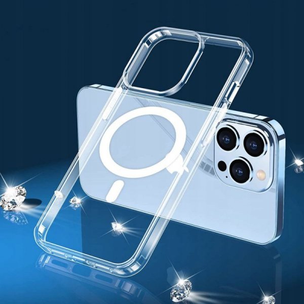 ETUI PLECKI CASE NAKŁADKA TECH-PROTECT  MAGMAT MAGSAFE IPHONE 12 / 12 PRO CLEAR