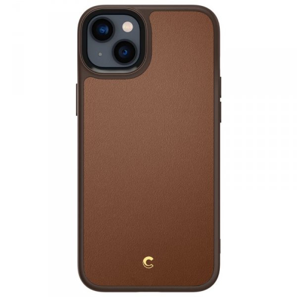 ETUI SPIGEN  CYRILL KAJUK MAG MAGSAFE IPHONE 14 PLUS / 15 PLUS SADDLE BROWN