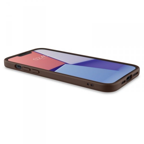 ETUI SPIGEN  CYRILL KAJUK MAG MAGSAFE IPHONE 14 PLUS / 15 PLUS SADDLE BROWN