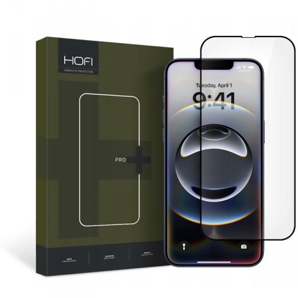 SZKŁO HARTOWANE HOFI GLASS PRO+ IPHONE 13 / 13 PRO / 14 BLACK