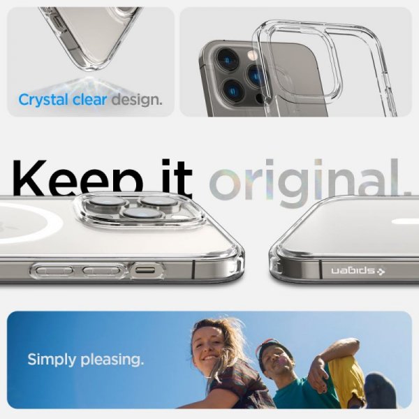 ETUI SPIGEN  ULTRA HYBRID MAG MAGSAFE IPHONE 14 PRO MAX WHITE