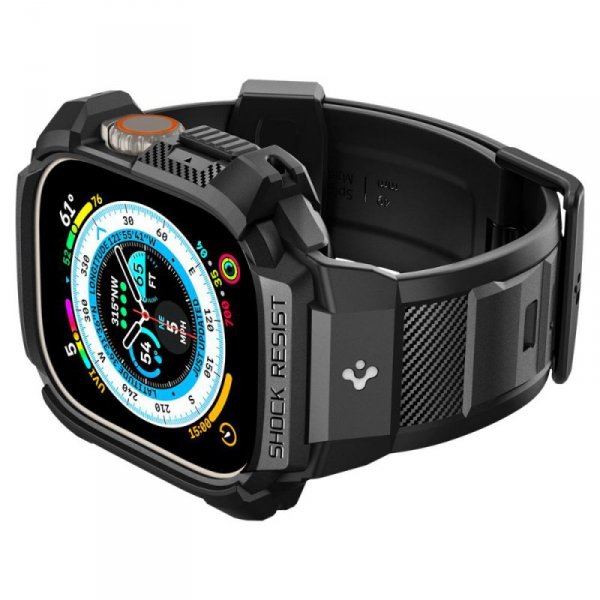 ETUI SPIGEN  RUGGED ARMOR ”PRO” APPLE WATCH ULTRA 1 / 2 (49 MM) BLACK