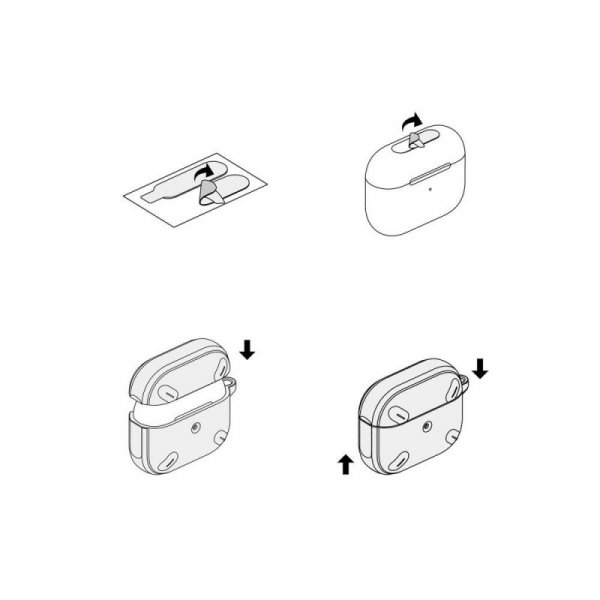 RINGKE ONYX APPLE AIRPODS PRO 1 / 2 BLACK