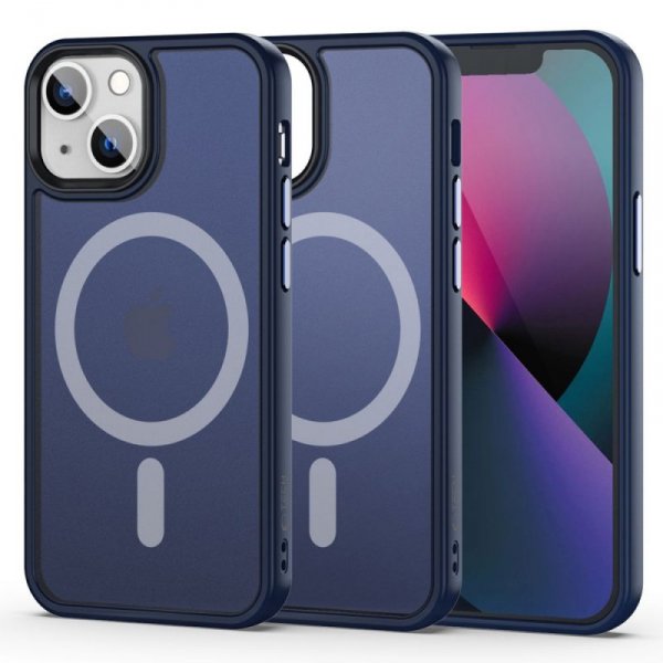 ETUI PLECKI CASE NAKŁADKA TECH-PROTECT  MAGMAT MAGSAFE IPHONE 13 MINI MATTE NAVY