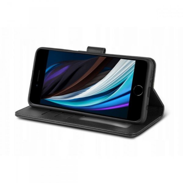 OTWIERANE KSIĄŻKOWE ETUI FUTERAŁ TECH-PROTECT  WALLET MAGSAFE IPHONE 12 / 12 PRO BLACK