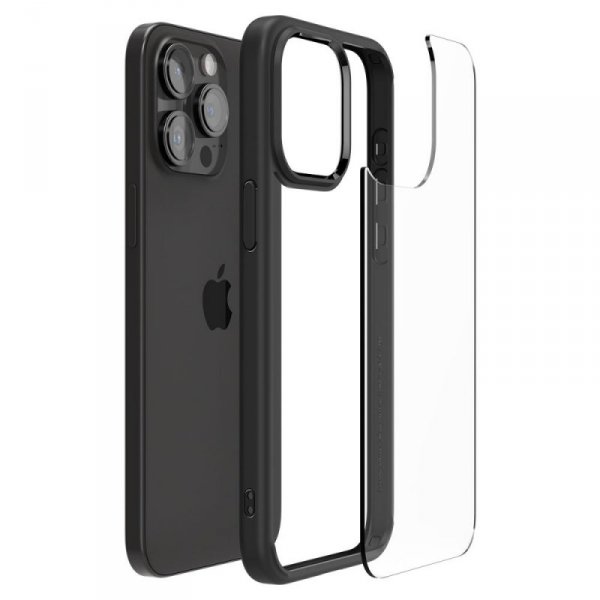 ETUI SPIGEN  ULTRA HYBRID IPHONE 15 PRO MAX MATTE BLACK