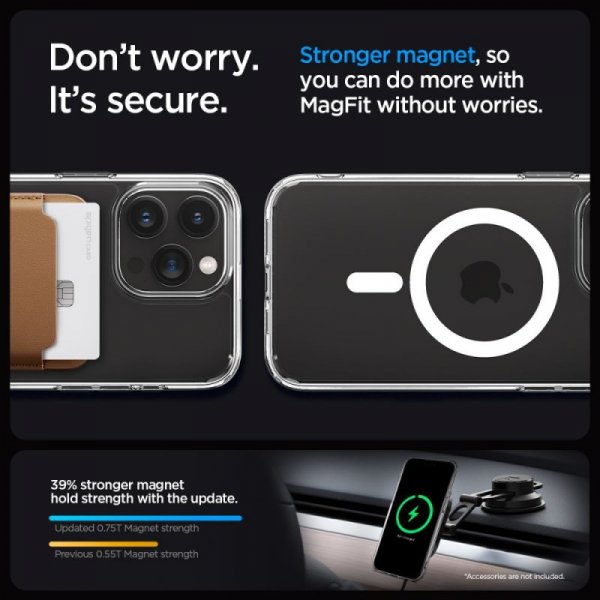 ETUI SPIGEN  ULTRA HYBRID MAG MAGSAFE IPHONE 15 PRO MAX WHITE