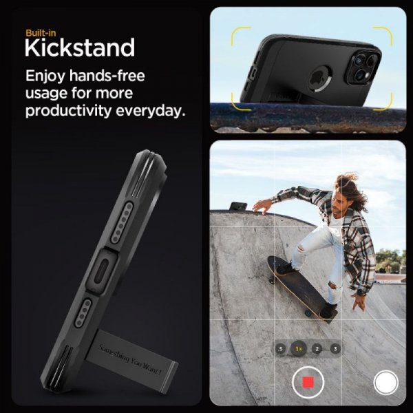 ETUI SPIGEN  TOUGH ARMOR MAG MAGSAFE IPHONE 15 PRO MAX BLACK