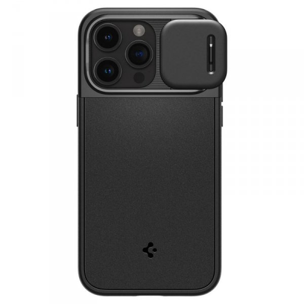ETUI SPIGEN  OPTIK ARMOR MAG MAGSAFE IPHONE 15 PRO MAX BLACK