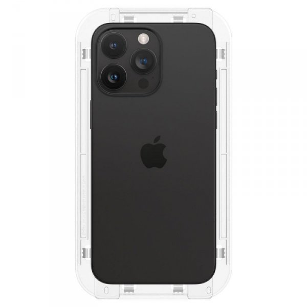 SZKŁO HARTOWANE SPIGEN GLAS.TR ”EZ FIT” 2-PACK IPHONE 15 PRO MAX CLEAR
