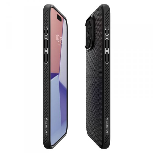 ETUI SPIGEN  LIQUID AIR IPHONE 15 PRO MATTE BLACK
