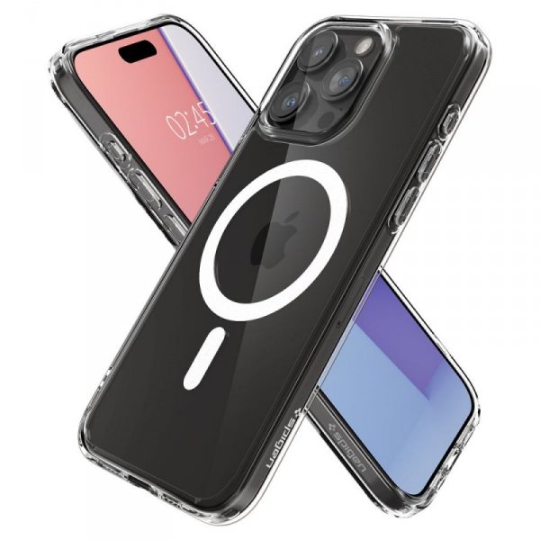 ETUI SPIGEN  ULTRA HYBRID MAG MAGSAFE IPHONE 15 PRO WHITE