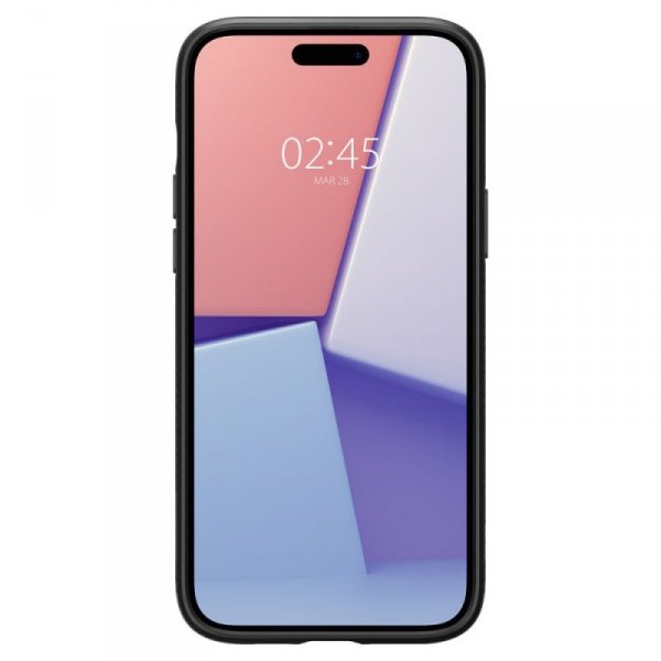 ETUI SPIGEN  LIQUID AIR IPHONE 15 MATTE BLACK