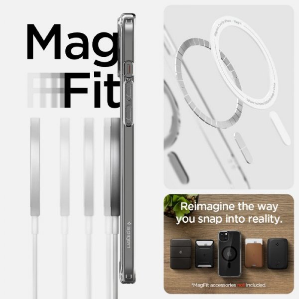 ETUI SPIGEN  ULTRA HYBRID MAG MAGSAFE IPHONE 15 BLACK
