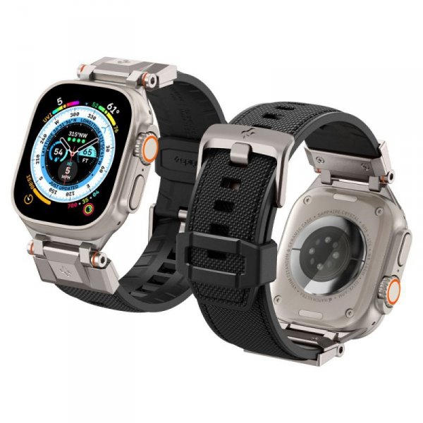 ETUI SPIGEN  DURAPRO ARMOR APPLE WATCH 6 / 7 / 8 / 9 / 10 / SE / ULTRA 1 / 2 (44 / 45 / 46 / 49 MM) BLACK