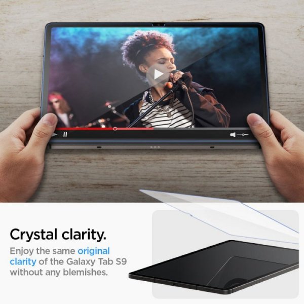 Szkło Spigen EZ Fit do Galaxy Tab S9 / S9 FE / S10 FE / S10 Lite