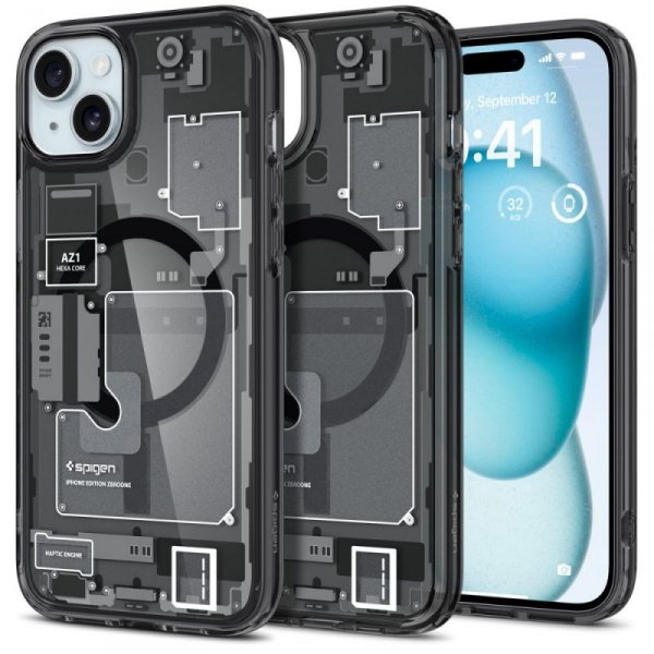 ETUI SPIGEN  ULTRA HYBRID MAG MAGSAFE IPHONE 15 PLUS ZERO ONE