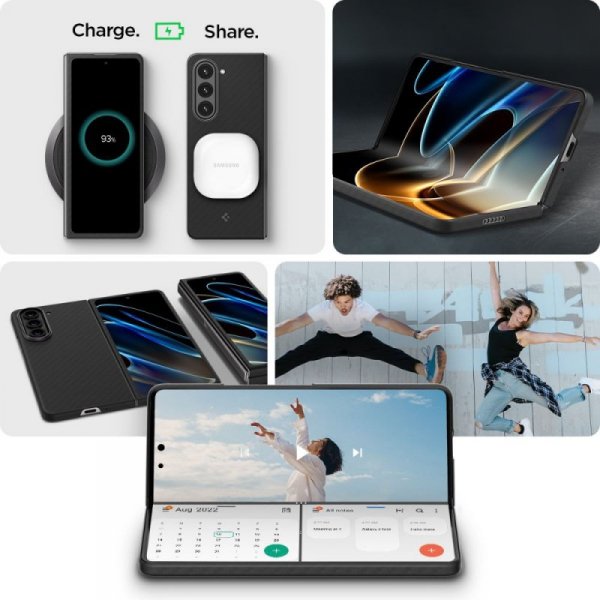 ETUI SPIGEN  AIRSKIN ”PRO” GALAXY Z FOLD 5 BLACK