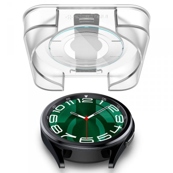 SZKŁO HARTOWANE SPIGEN GLAS.TR ”EZ-FIT” 2-PACK GALAXY WATCH 6 CLASSIC (47 MM) CLEAR