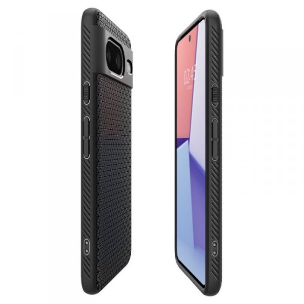 ETUI SPIGEN  LIQUID AIR GOOGLE PIXEL 8 MATTE BLACK