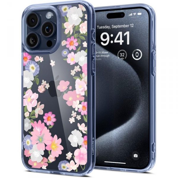 ETUI SPIGEN  ULTRA HYBRID IPHONE 15 PRO BLOSSOM