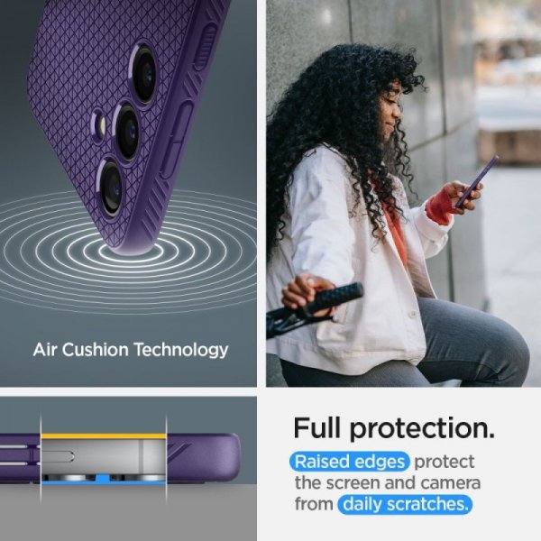 ETUI SPIGEN  LIQUID AIR GALAXY S24 DEEP PURPLE