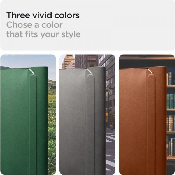 ETUI SPIGEN  VALENTINUS SLEEVE LAPTOP 13-14 JEJU GREEN