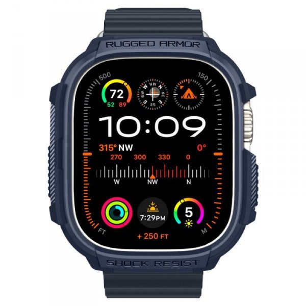 ETUI SPIGEN  RUGGED ARMOR APPLE WATCH ULTRA 1 / 2 (49 MM) NAVY BLUE