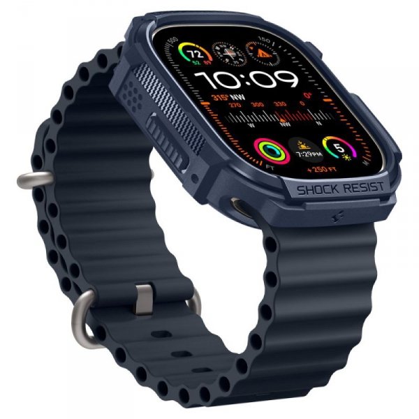 ETUI SPIGEN  RUGGED ARMOR APPLE WATCH ULTRA 1 / 2 (49 MM) NAVY BLUE