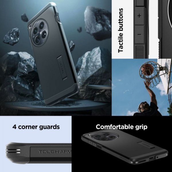 ETUI SPIGEN  TOUGH ARMOR ONEPLUS 12 BLACK