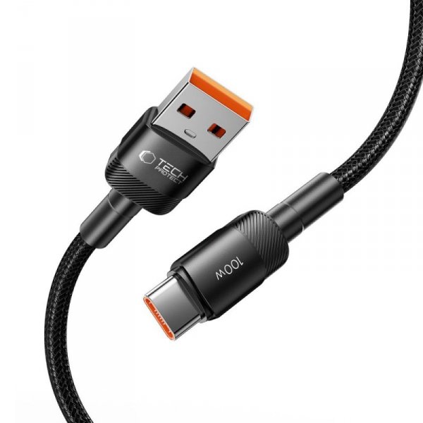 TECH-PROTECT ULTRABOOST EVO TYPE-C KABEL  100W/5A 300CM BLACK