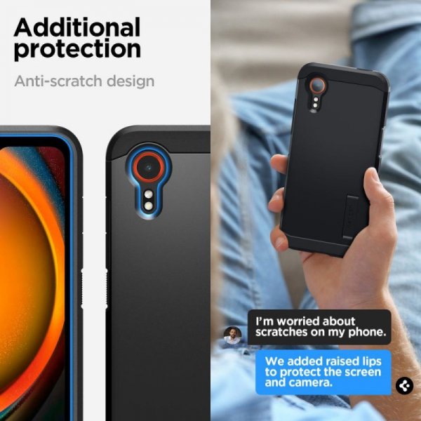 ETUI SPIGEN  TOUGH ARMOR GALAXY XCOVER 7 BLACK