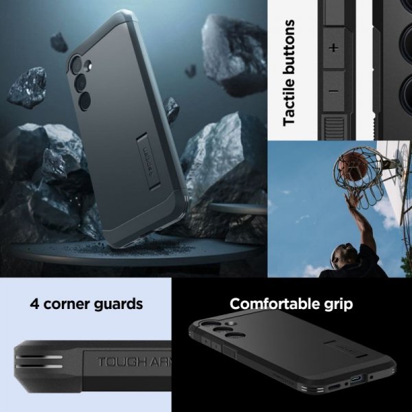 ETUI SPIGEN  TOUGH ARMOR GALAXY A35 5G BLACK
