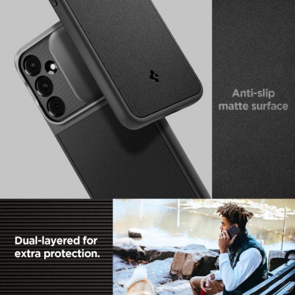 ETUI SPIGEN  OPTIK ARMOR GALAXY A55 5G BLACK