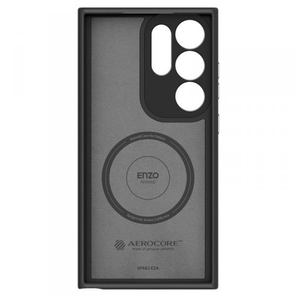 ETUI SPIGEN  ENZO ARAMID GALAXY S24 ULTRA MATTE BLACK
