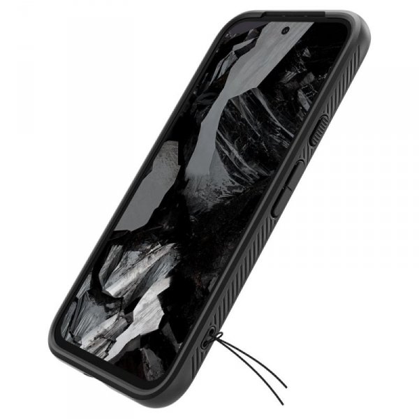 ETUI SPIGEN  LIQUID AIR GOOGLE PIXEL 8A MATTE BLACK