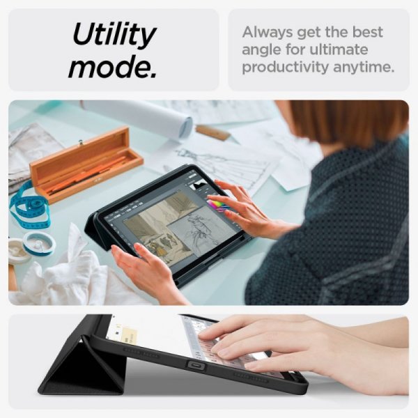 ETUI SPIGEN  URBAN FIT IPAD AIR 10.9 4 / 5 / 2020-2022 / 11 6 / 2024 BLACK