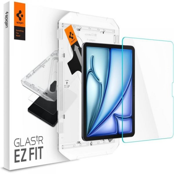 SZKŁO HARTOWANE SPIGEN GLAS.TR ”EZ FIT” IPAD AIR 11 6 / 2024 CLEAR