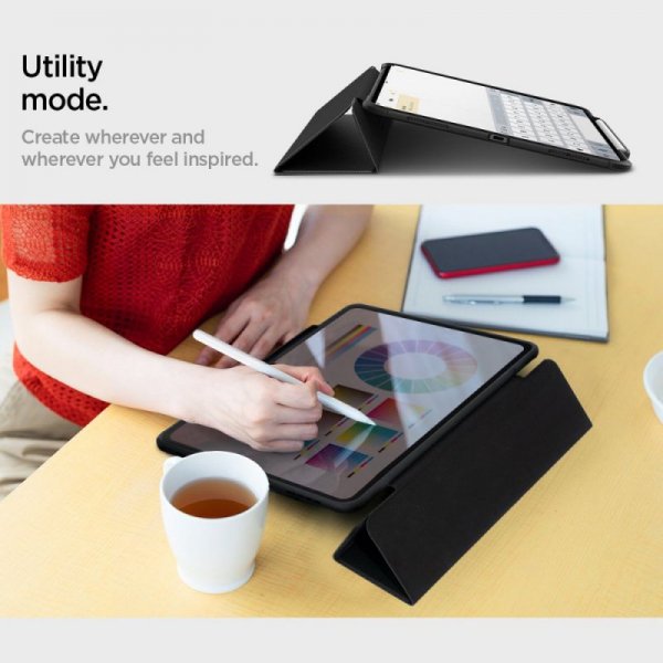 ETUI SPIGEN  RUGGED ARMOR ”PRO” IPAD PRO 13 7 / 2024 BLACK
