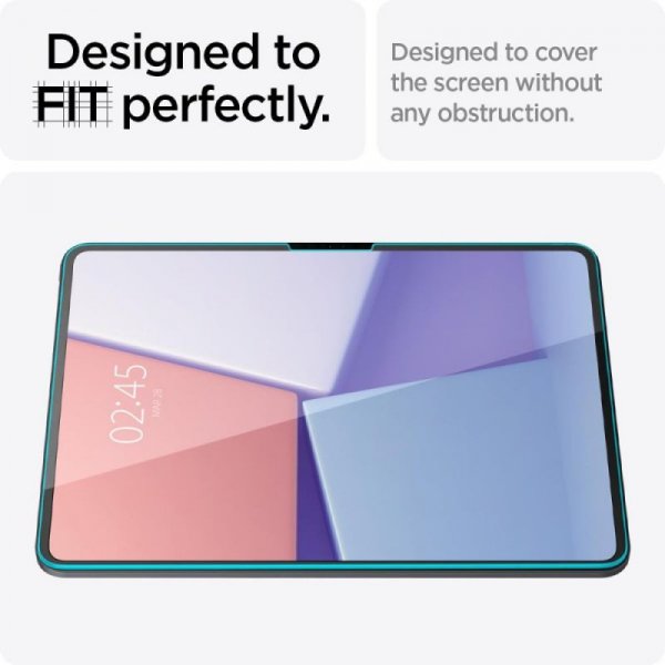 SZKŁO HARTOWANE SPIGEN GLAS.TR ”EZ FIT” IPAD PRO 13 7 / 2024 CLEAR